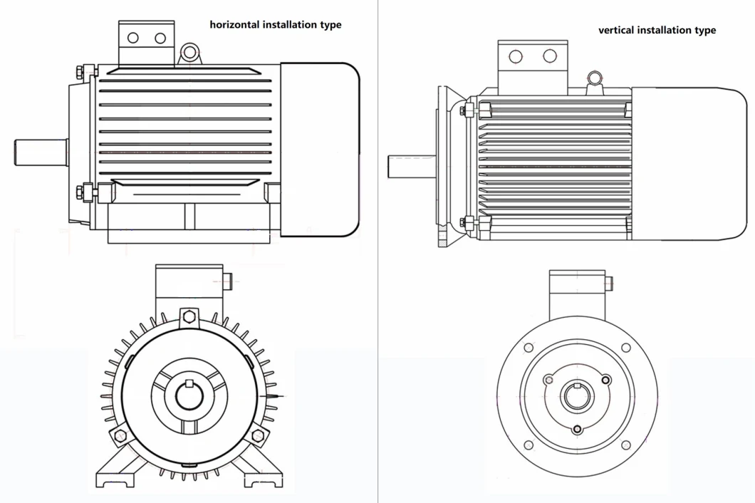 10kw Customized Double Shaft Synchronous Permanent Magnet Generator Pmg