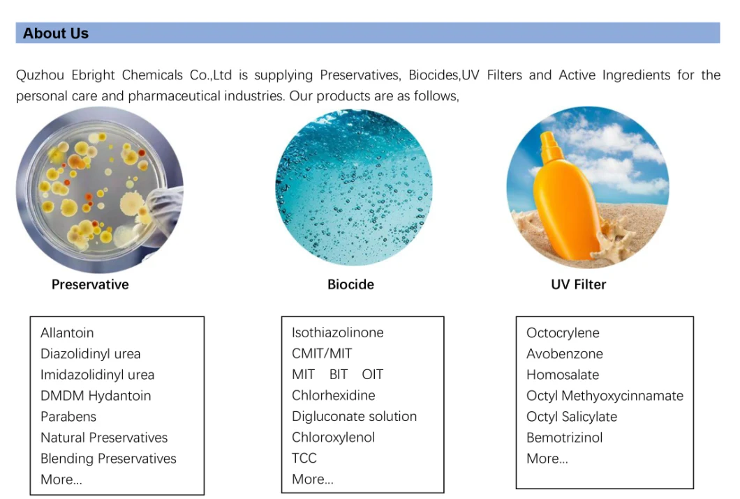 Diazolidinly Urea and Iodopropynyl Butylcarbamate Ipbc and Propylen Glycol Germall Plus Liquid